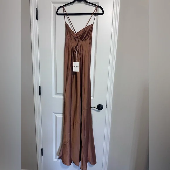 Show Me Your MuMu Copper Tuscany Maxi Slip Dress - Picture 5 of 5